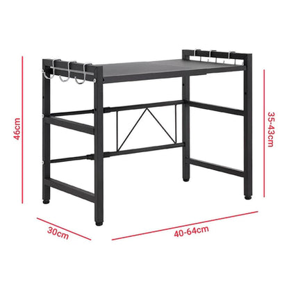 Rack Organizador Multiuso Ajustável para Micro-ondas e Cozinha