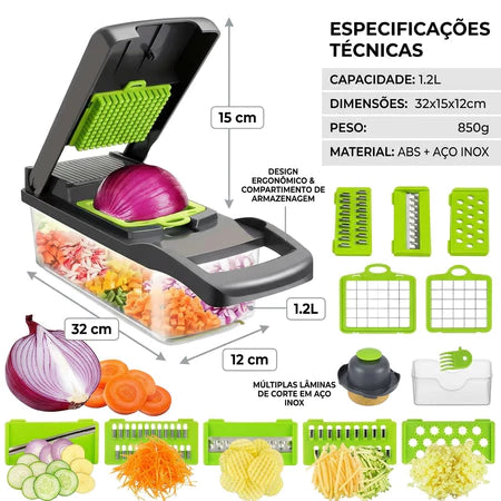 Fatiador para Alimentos Multifuncional com Alça