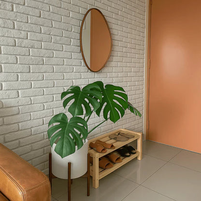 Sapateira De Hall De Entrada Em Madeira Sustentável