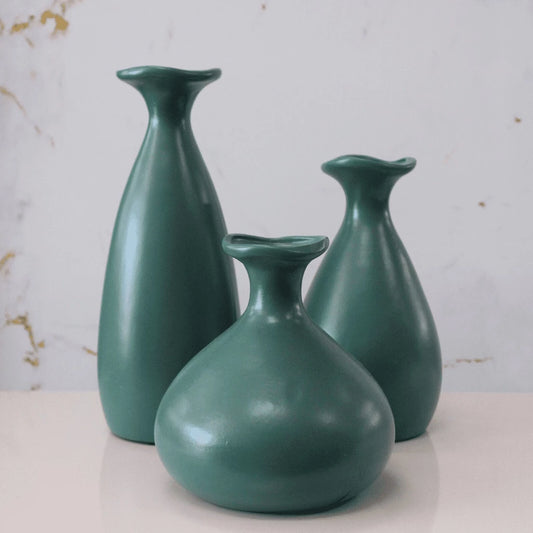 Trio Jarra Cerâmico Decor