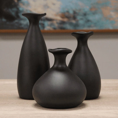 Trio Jarra Cerâmico Decor