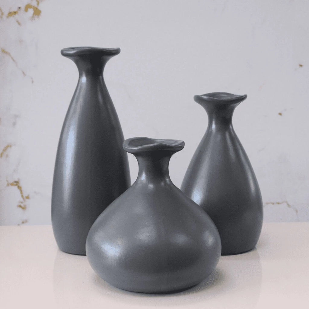 Trio Jarra Cerâmico Decor