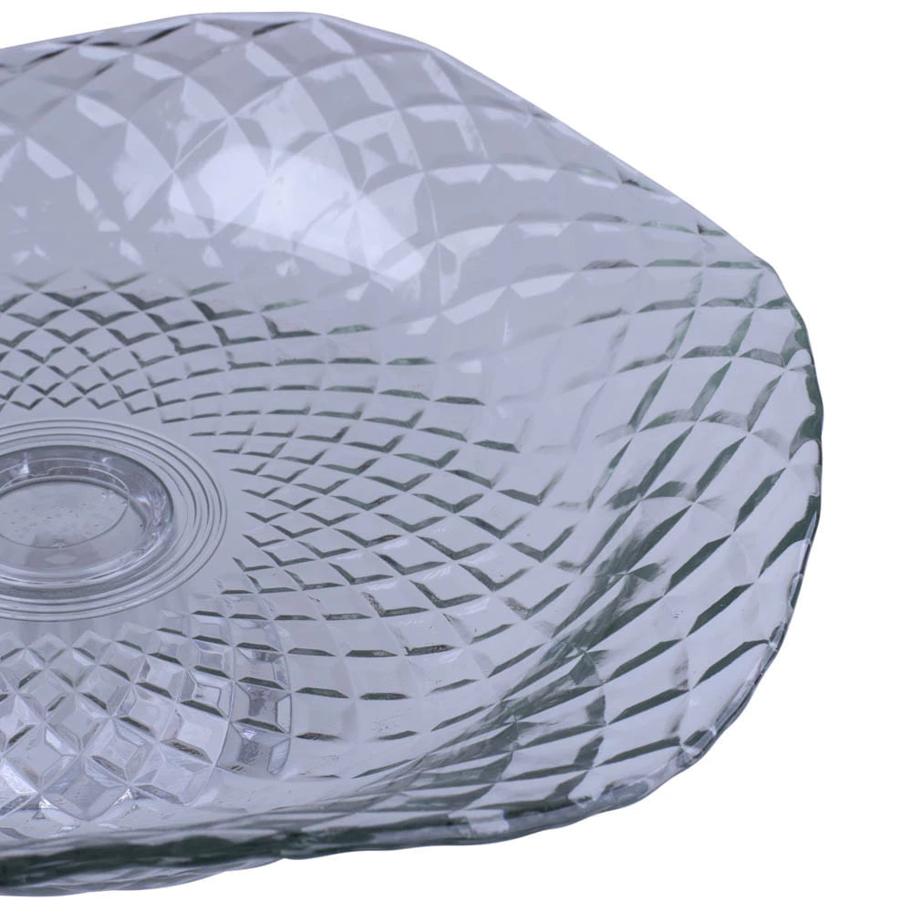 Fruteira Vidro Pedestal Housee