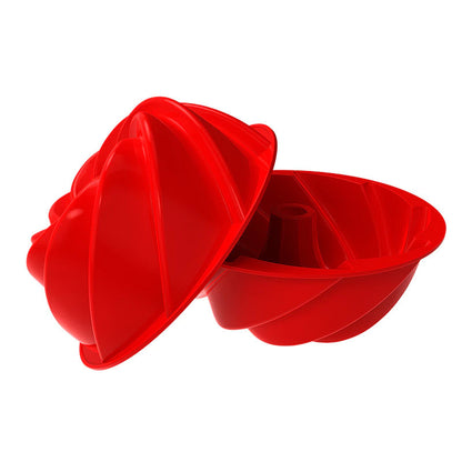 Forma Vazada de Silicone para Bolo Formato Espiral