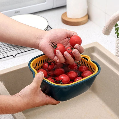 Kit Escorredor Multifuncional  Frutas e Verduras