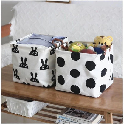 Cesto Organizador Multiuso Dobrável (Kit)