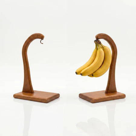 Suporte Para Banana De Madeira Maciça