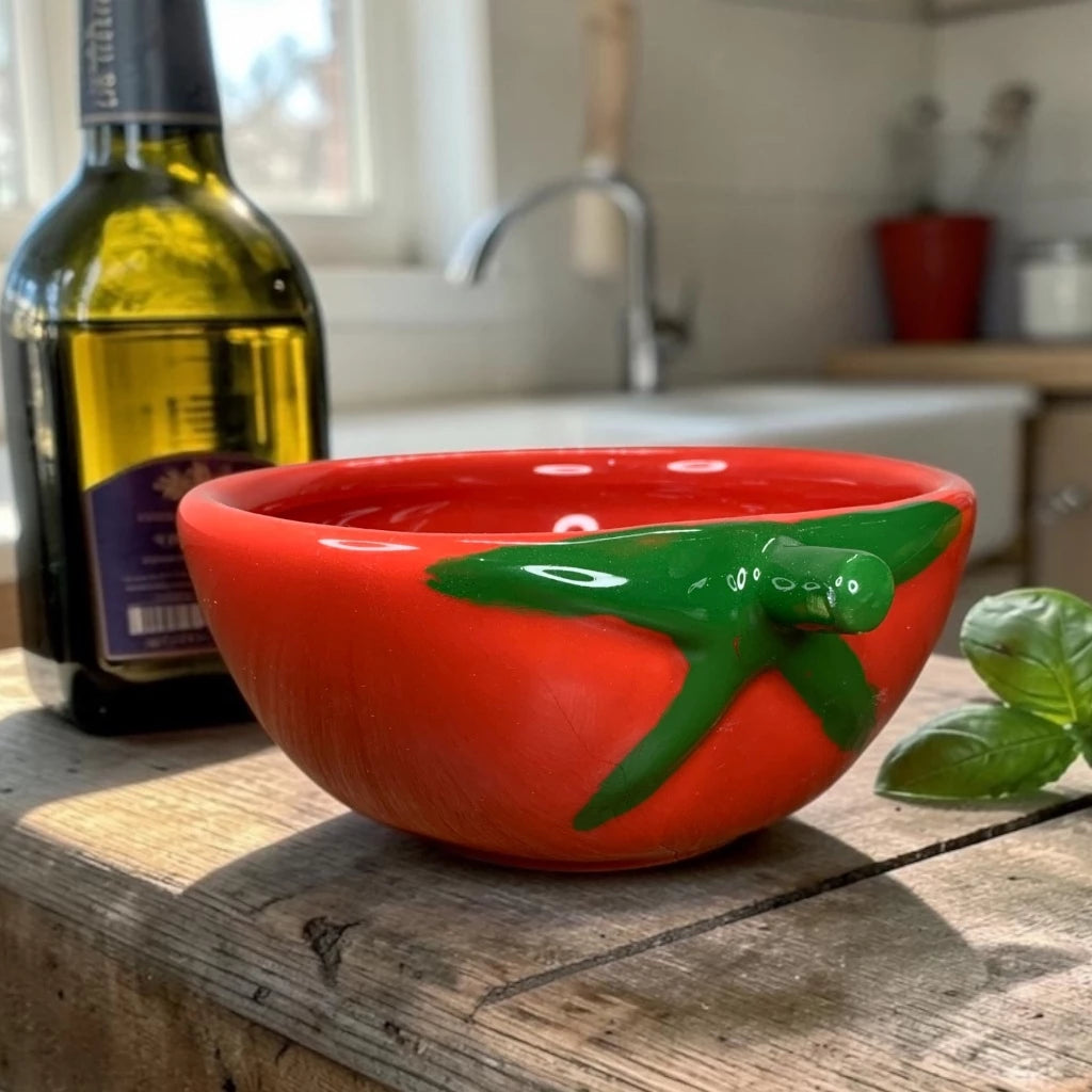 Bowl de Cerâmica em Formato de Fruta