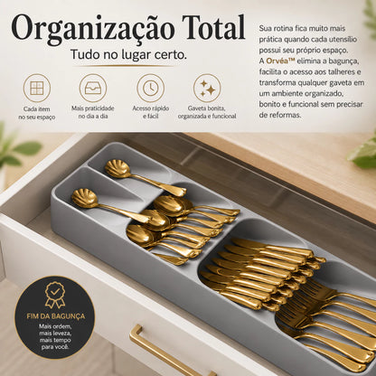 Kit com 2 Organizadores para Talheres e Facas