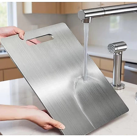 Tábua de Corte em Aço Inox 304 Profissional para Cozinha