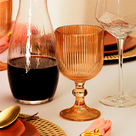 Taças Caneladas Elegance