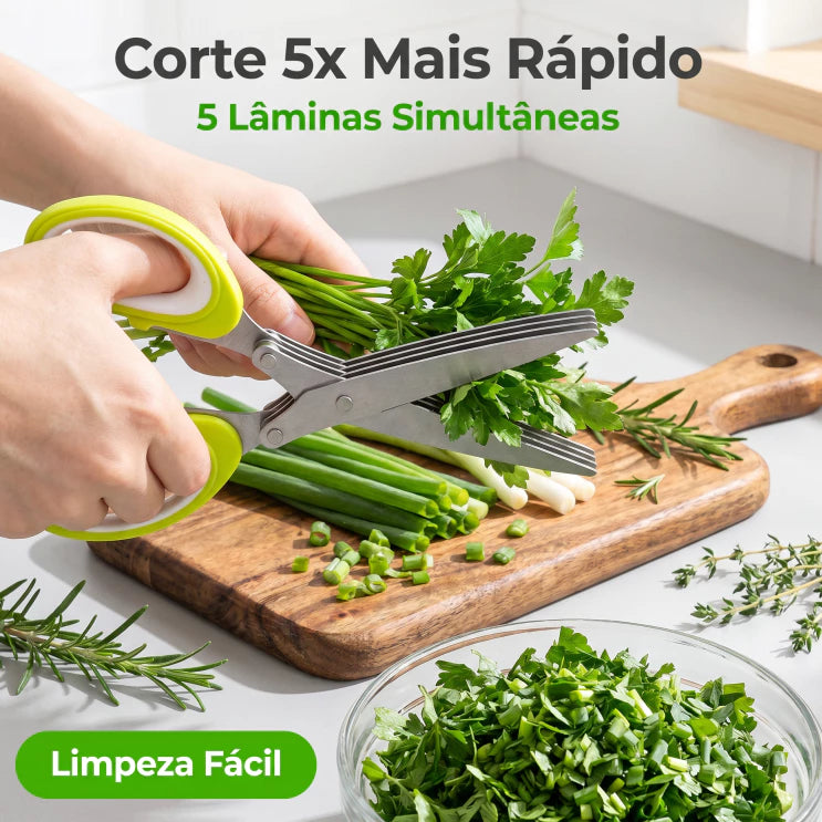Tesoura Culinária para Cortar Hortaliças
