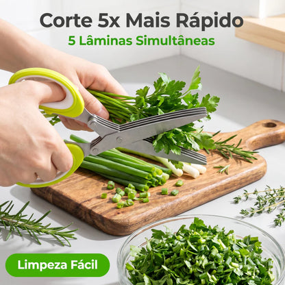 Tesoura Culinária para Cortar Hortaliças