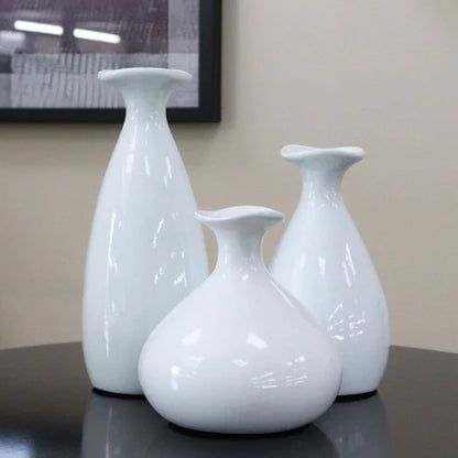 Trio Vaso Cerâmico Decor Housee