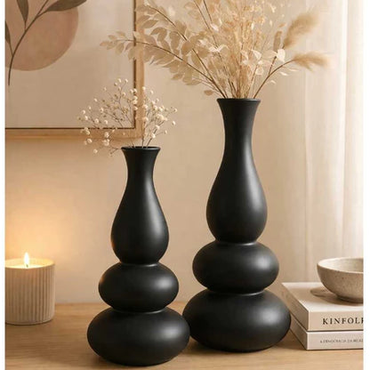 Vaso Decorativo Dupla Housee em Cerâmica