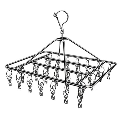 Cabide Varal Portátil em Aço Inox Premium – Organize e Seque Suas Roupas com Muito Mais Praticidade