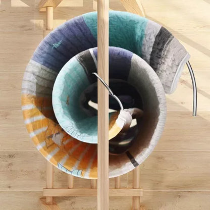 Varal Espiral de Aço Inox – Retrátil para Roupas Volumosas