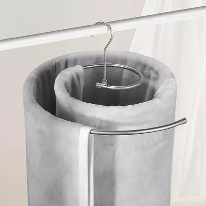 Varal Espiral de Aço Inox – Retrátil para Roupas Volumosas