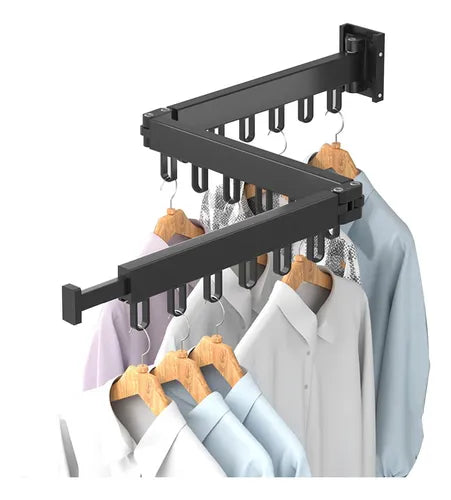 Varal de Parede Extensível Dobrável